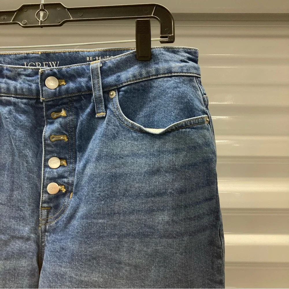 J. Crew Classic Blue Wide Leg Jeans - Picture 5 of 11